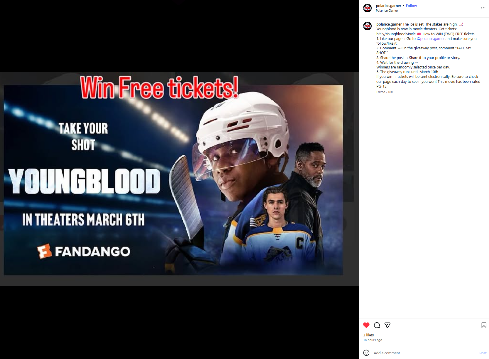 Polar Ice Garner - Instagram Post